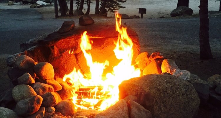 Beautiful campfire