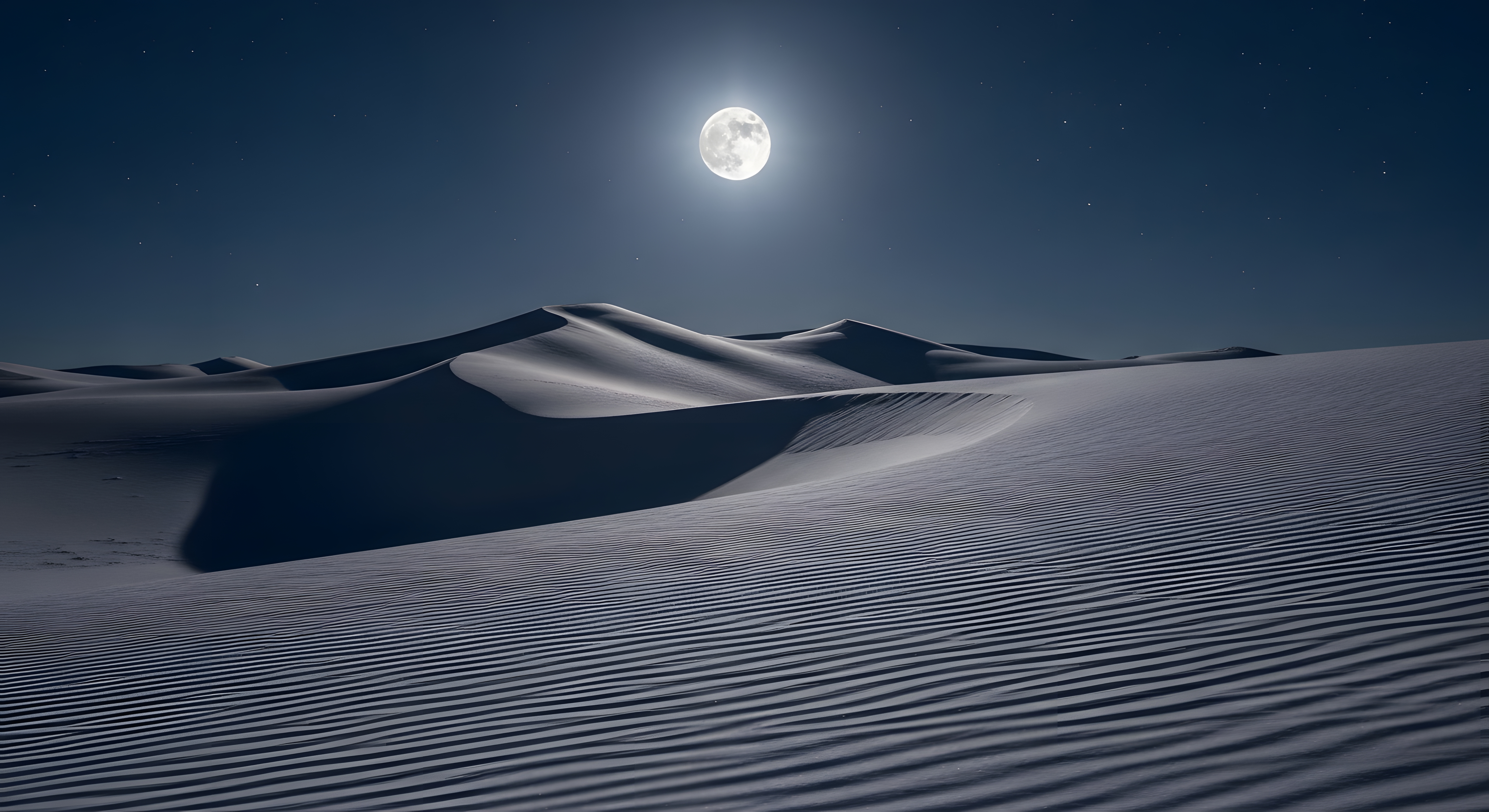 Moonlight Hike at White Sands National Park Photo