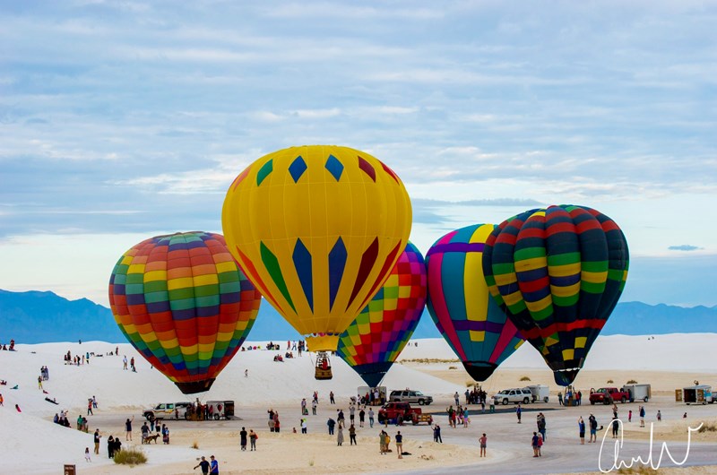 2023 White Sands Hot Air Balloon Invitational Event at the Las Cruces