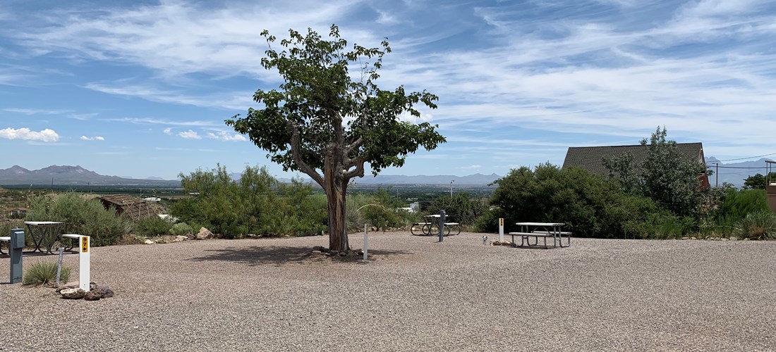 View from our Water and Electric RV Sites
