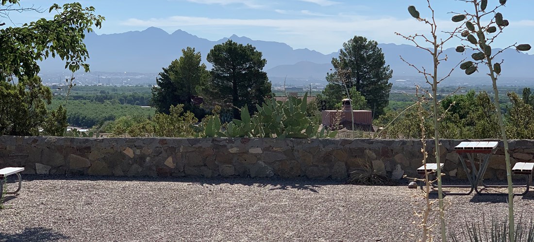 One of our beautiful view sites