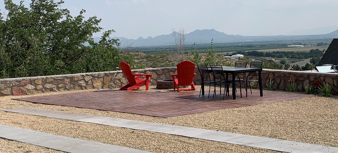 Come Enjoy the View from one of Our Patio Sites