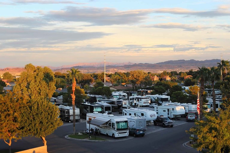 Las Vegas, Nevada RV Camping Sites Las Vegas KOA at Sam's Town