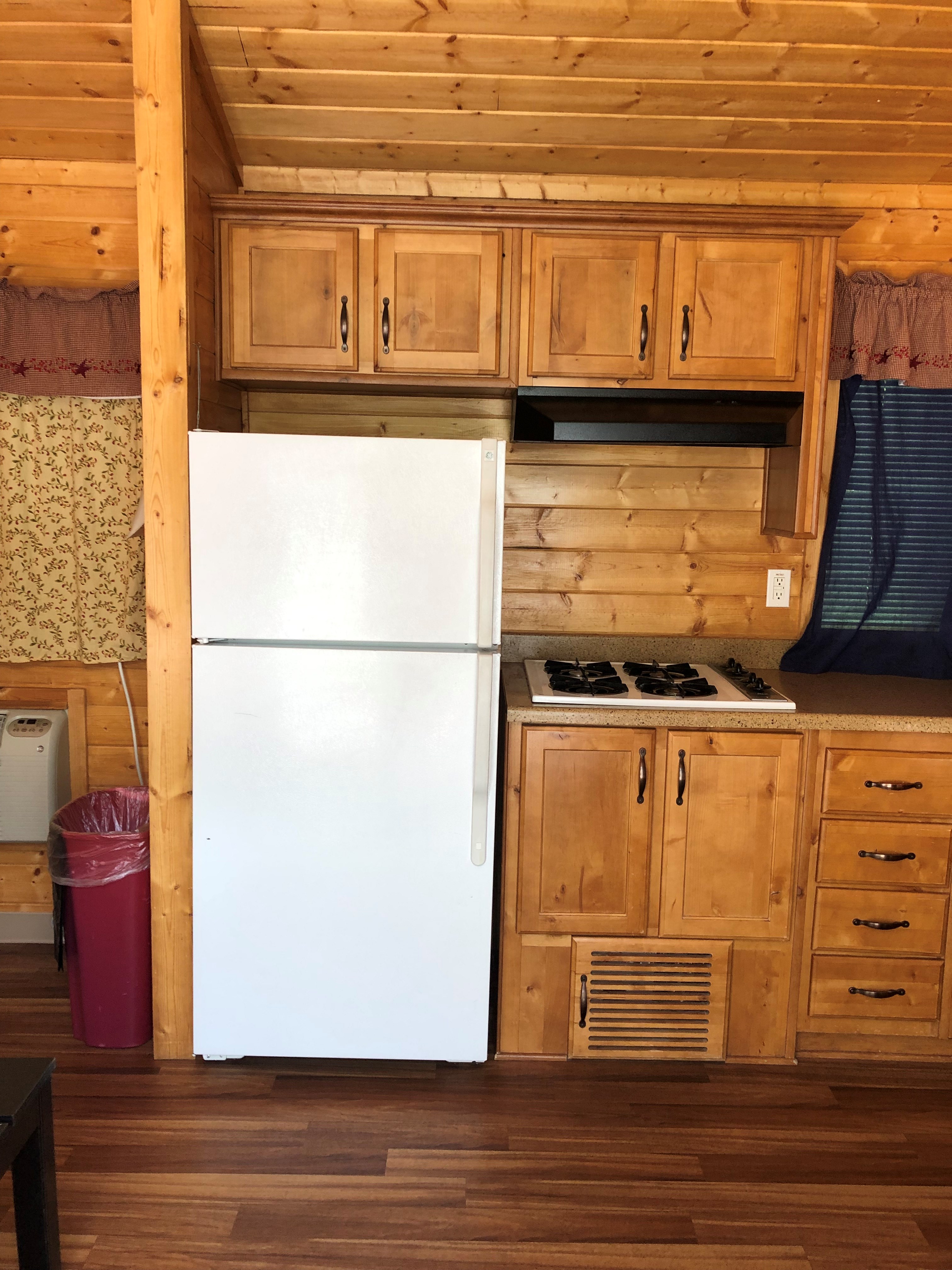 L33 cabin kitchen area