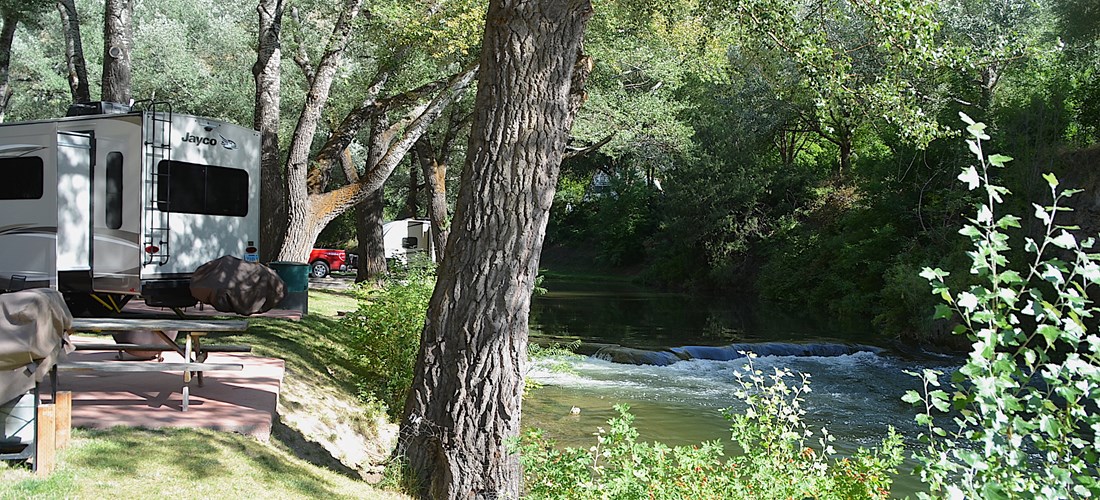 RV Patio River sites back in #15 and #16.
