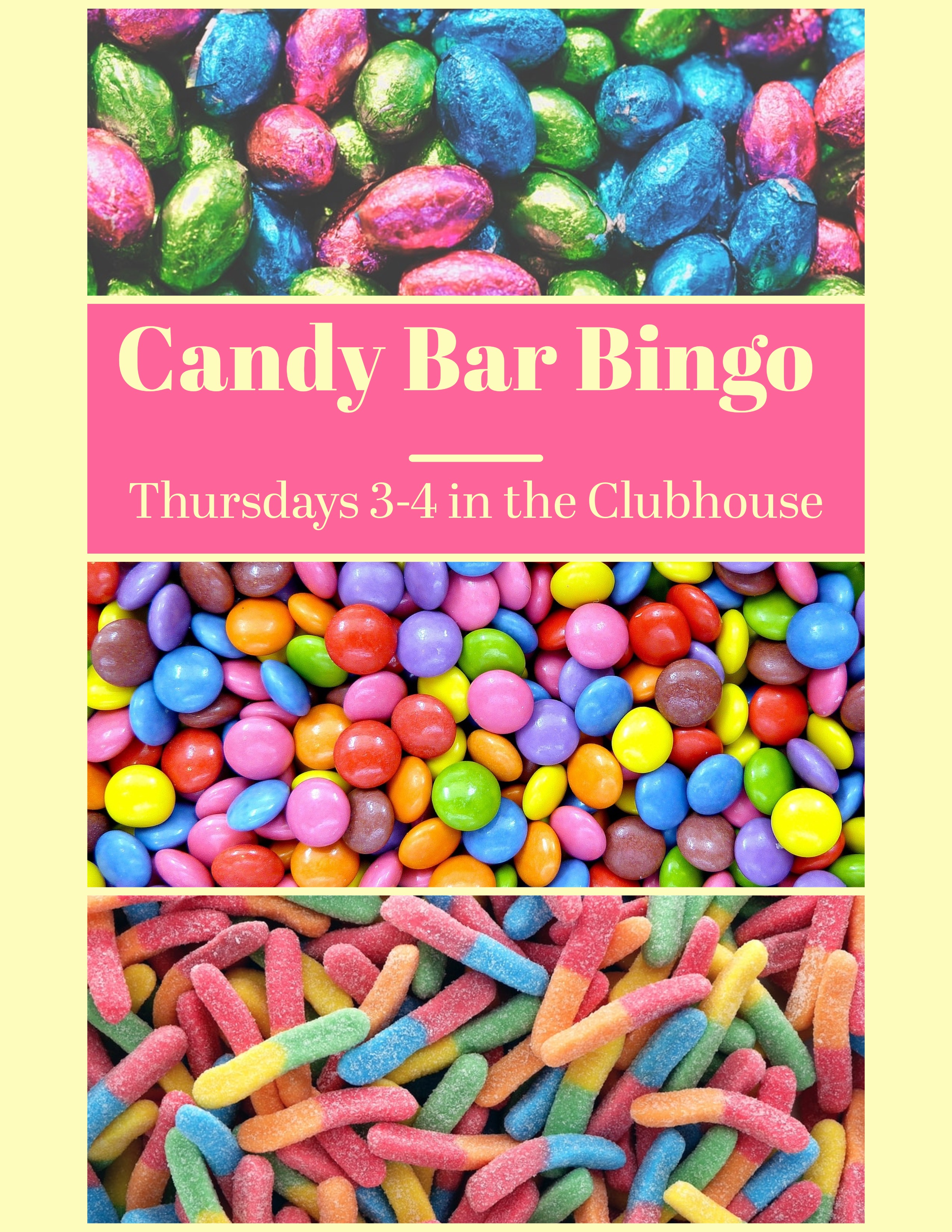 Candy Bar Bingo - Every Thursday Photo