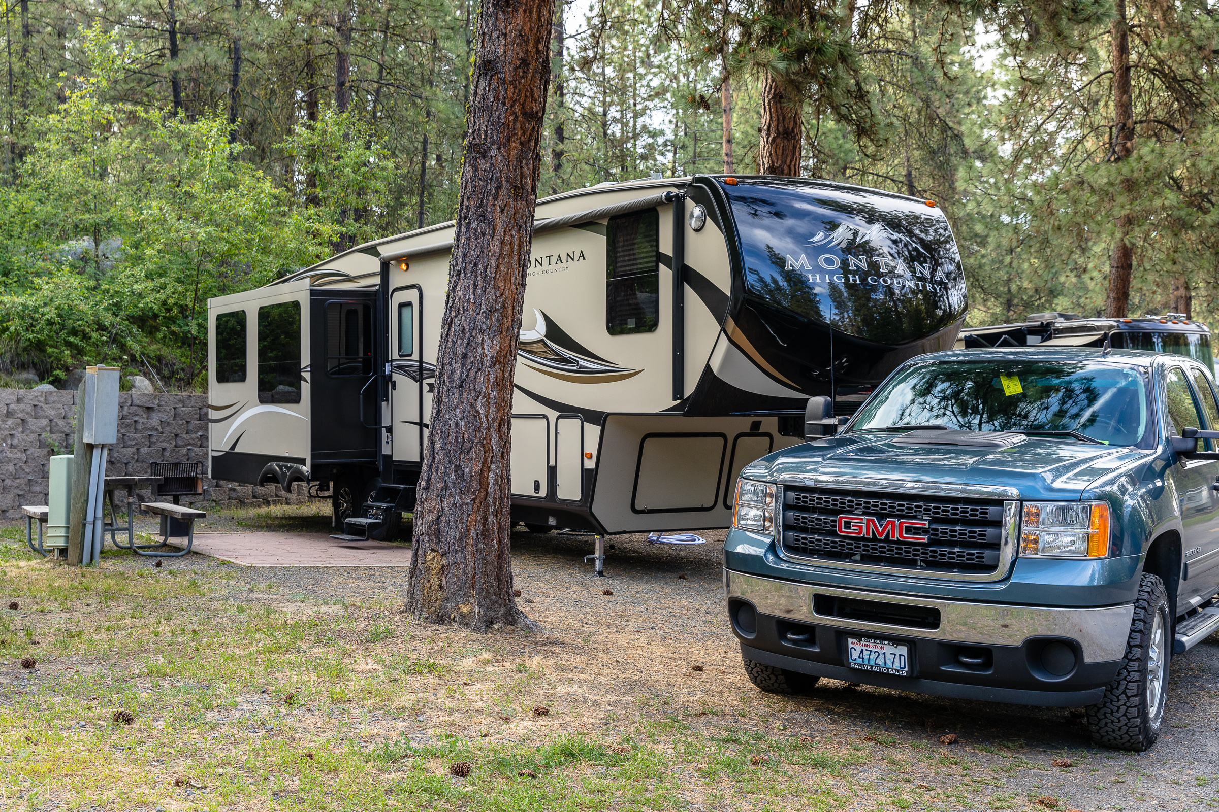 Wooded sites available!