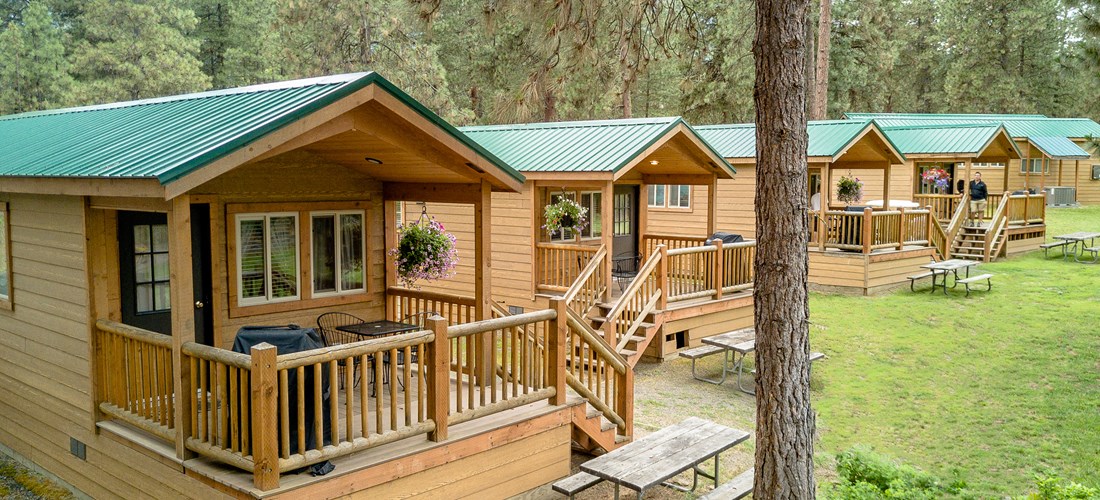 Deluxe Cabins abound and are available all year!