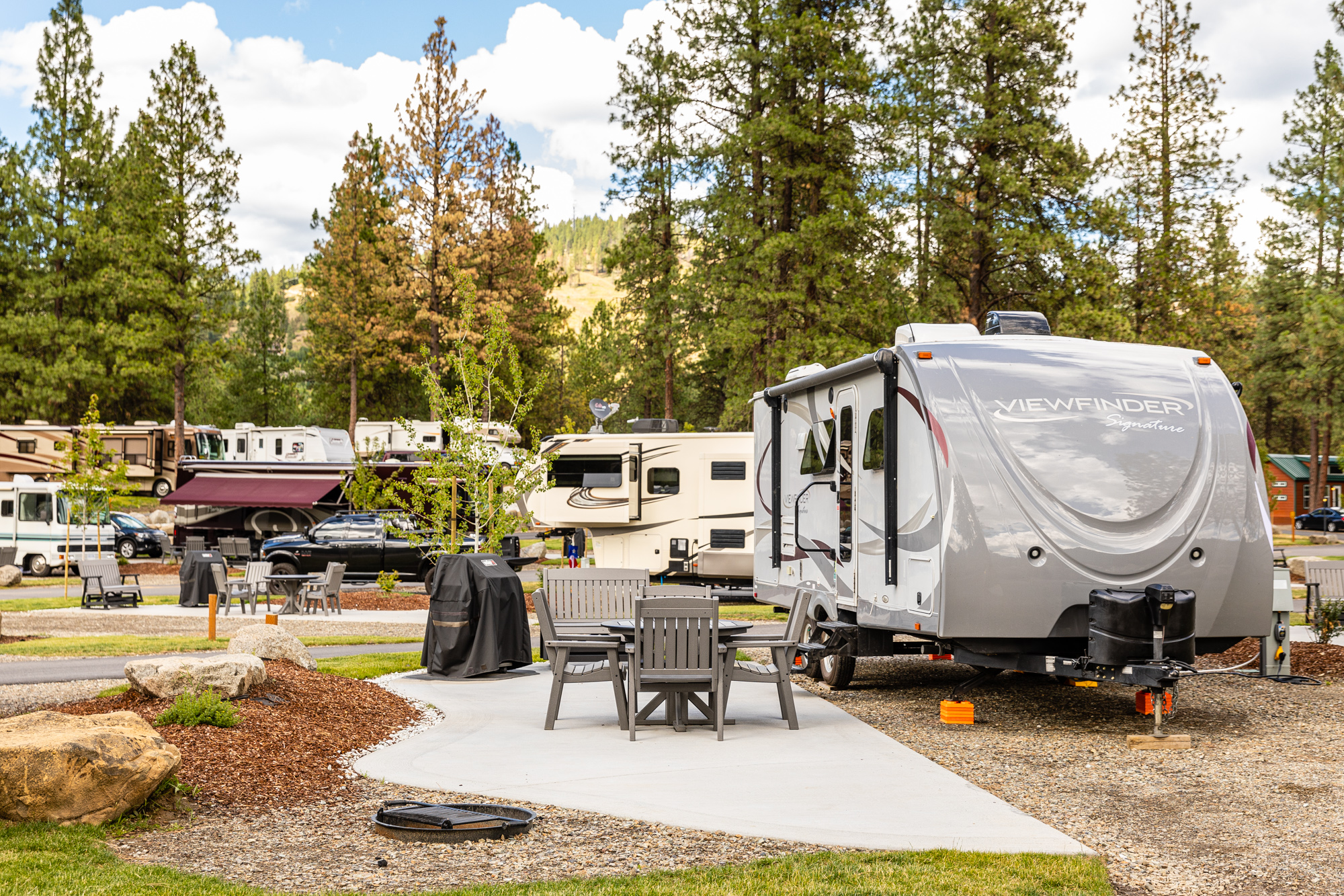RV Camping Sites Leavenworth/Pine Village KOA Holiday