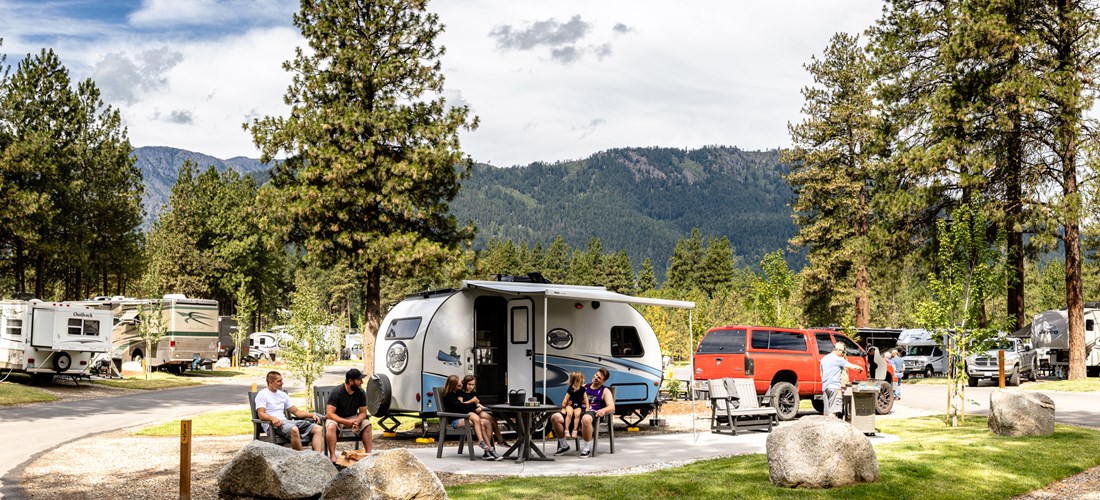 Deluxe RV sites with stunning mountain views!