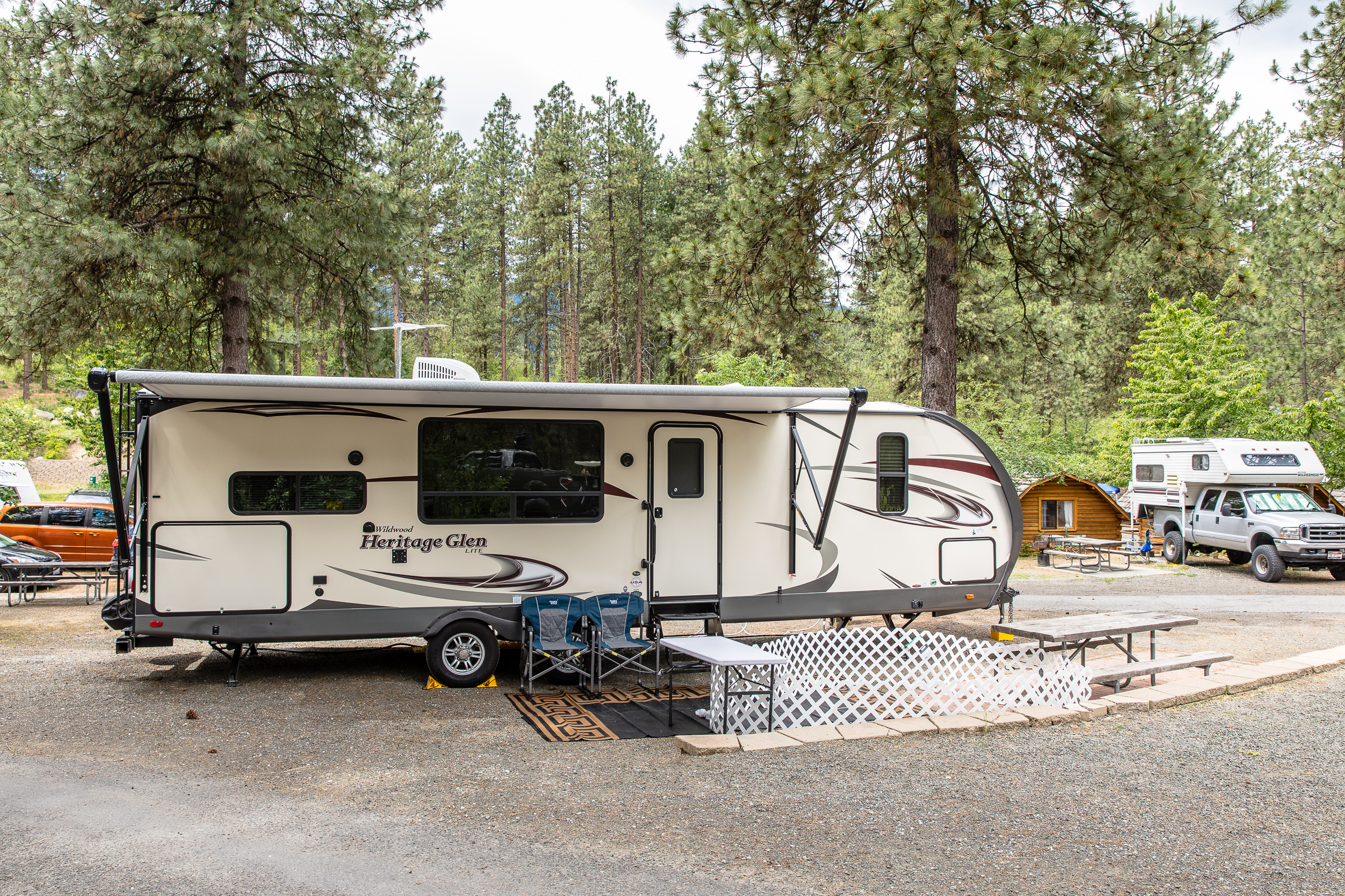 RV Camping Sites Leavenworth/Pine Village KOA Holiday