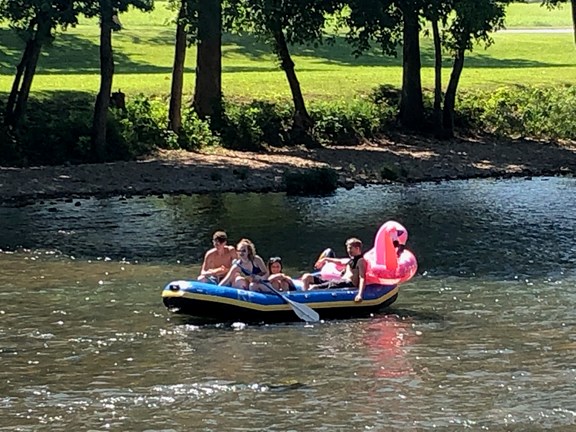 Floating on the Niangua River!