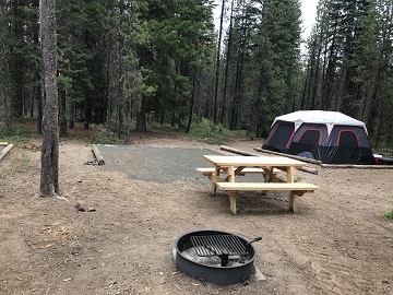 Individual Tent Site, Water Only, Gravel Tent Pad Tent w/water Pictures