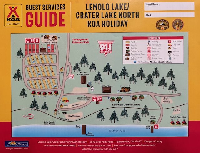 Campground Site Map