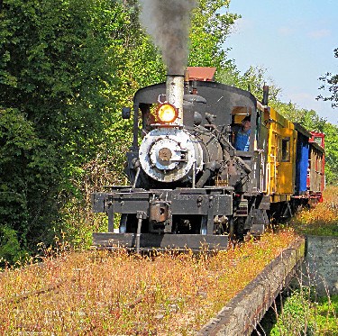 Silvercreek & Stephenson Railroad Antique Steam Train