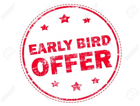Early Bird Discount Photo