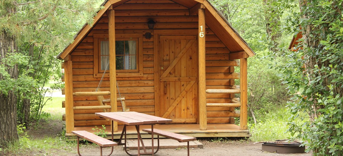 Rustic Camping Cabin