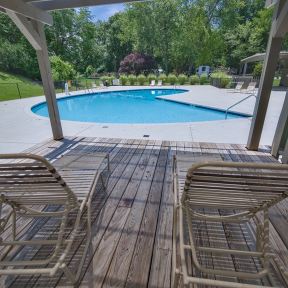 Relax in the shaded pergola