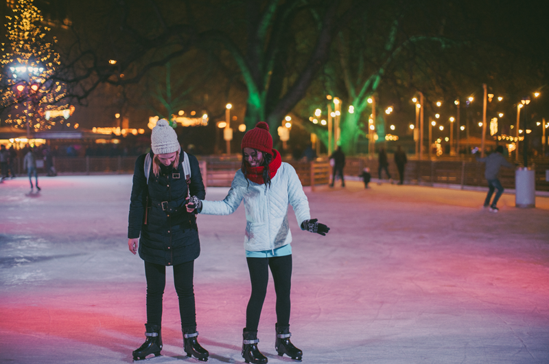 Crystal Outdoor Ice Skating Rink Event at the Louisville South KOA