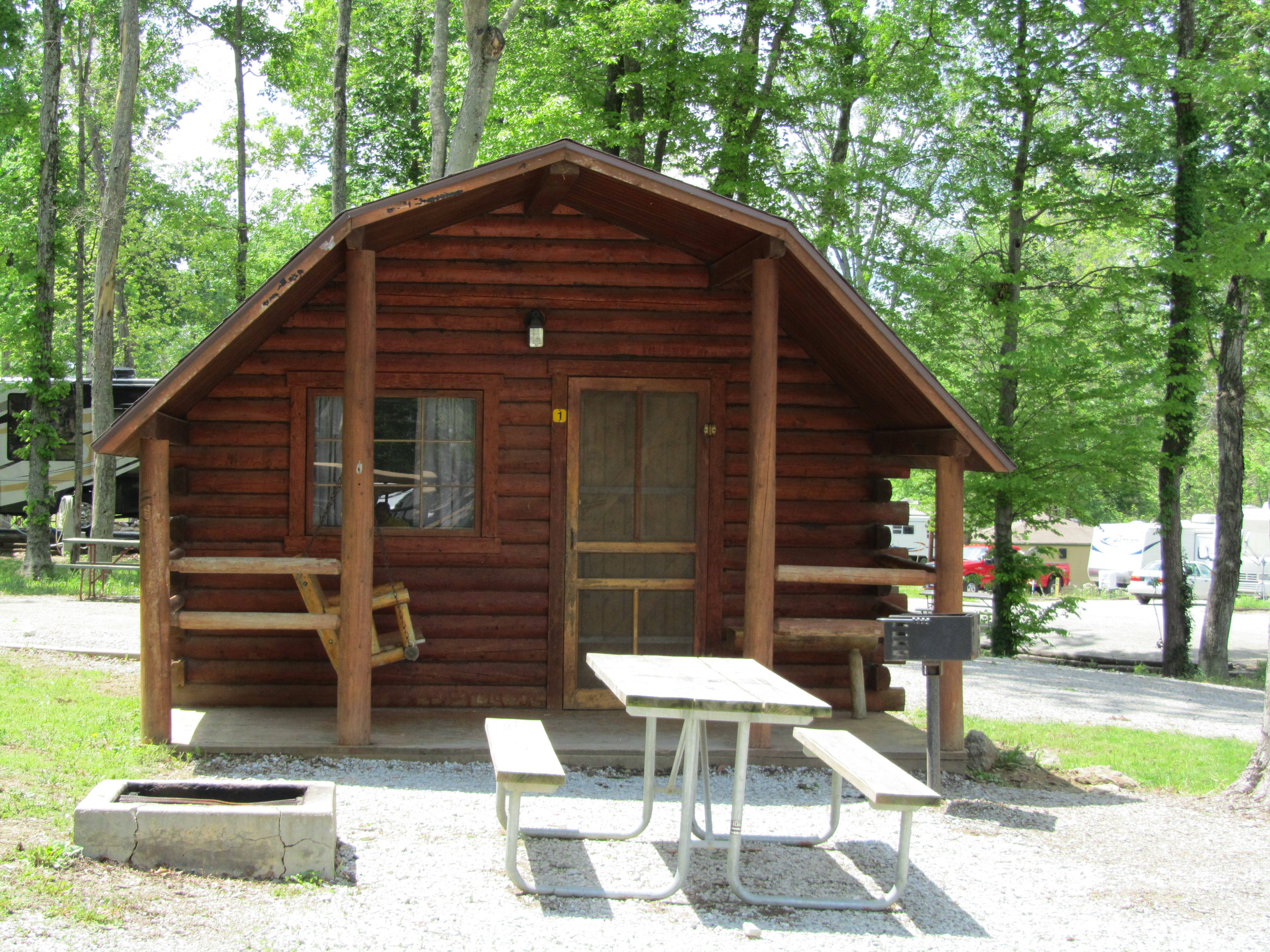 Cabin Camping in Louisville Louisville South KOA Holiday