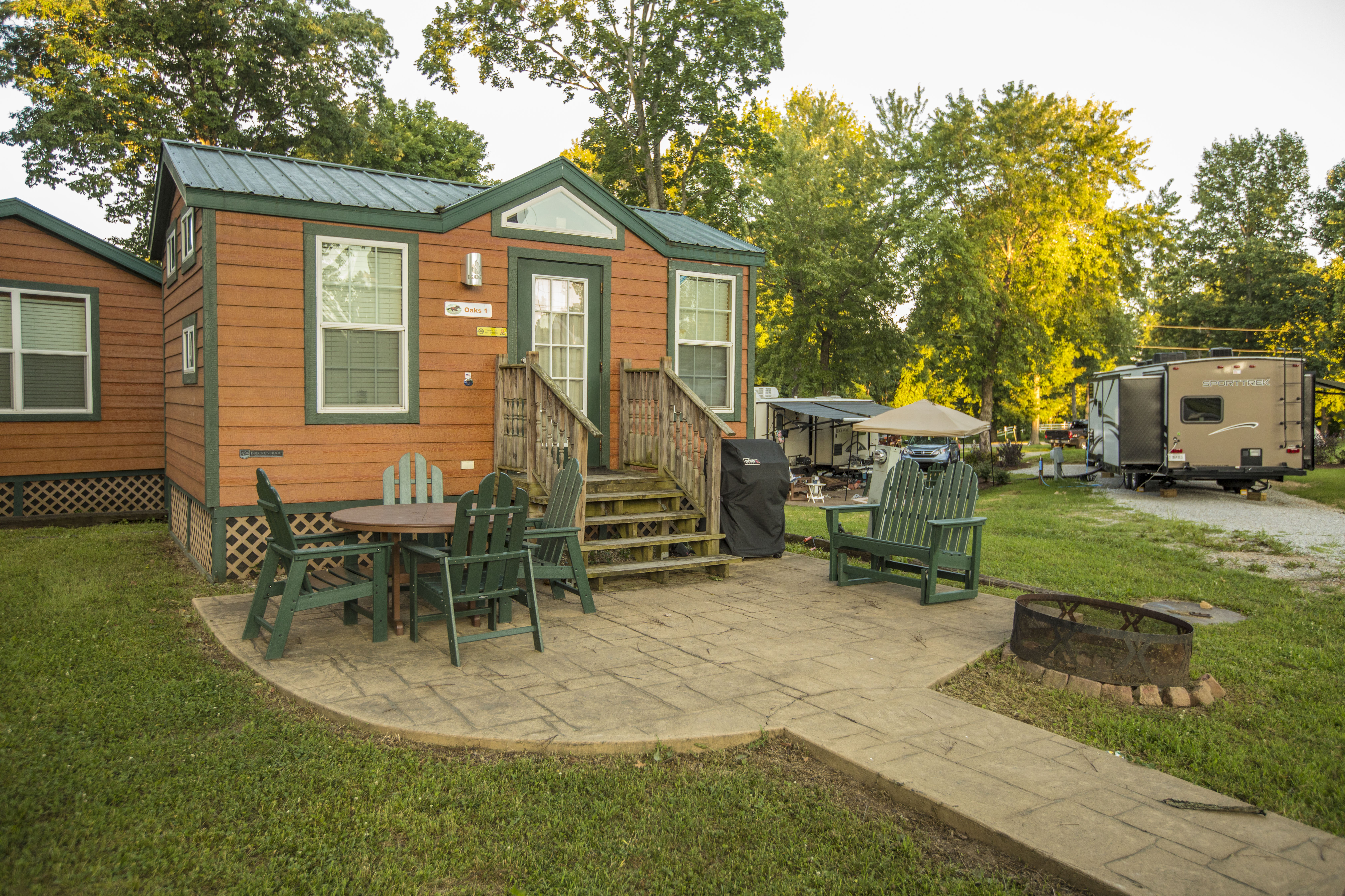 Cabin Camping in Louisville Louisville South KOA Holiday