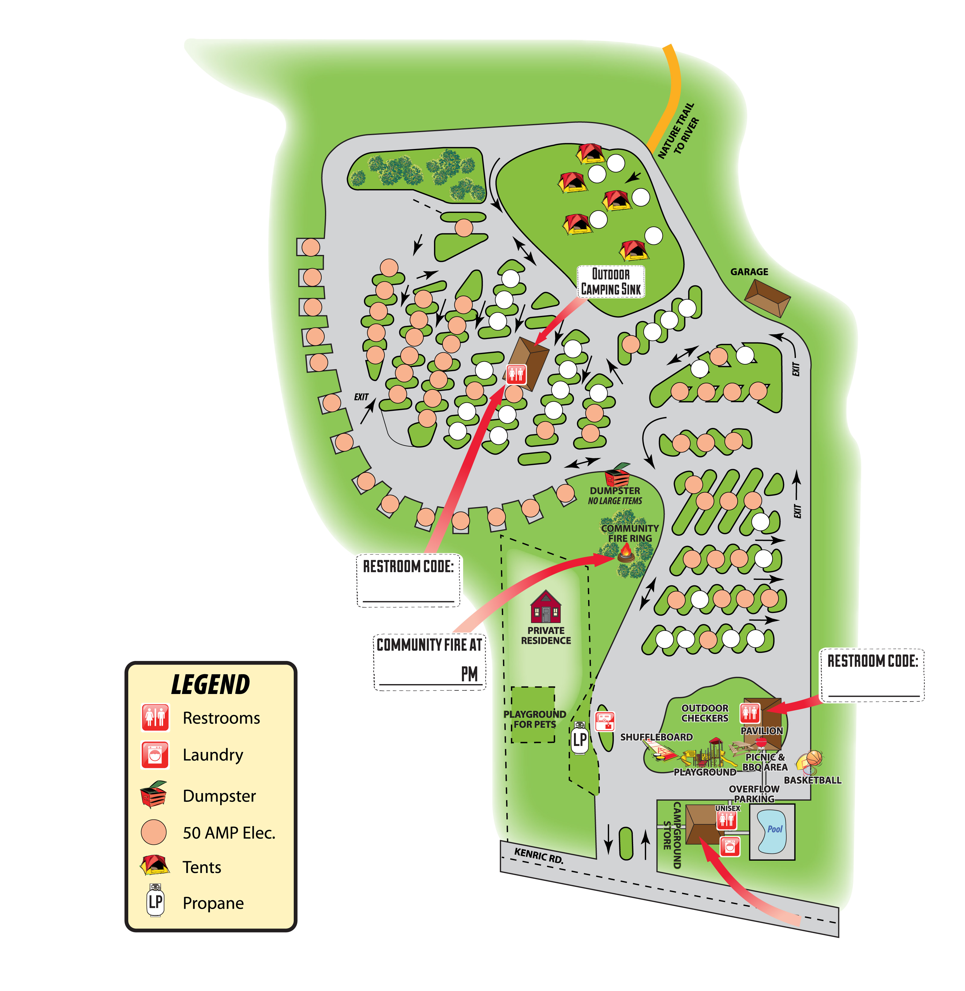 Lumberton, North Carolina Campground Lumberton / I95 KOA