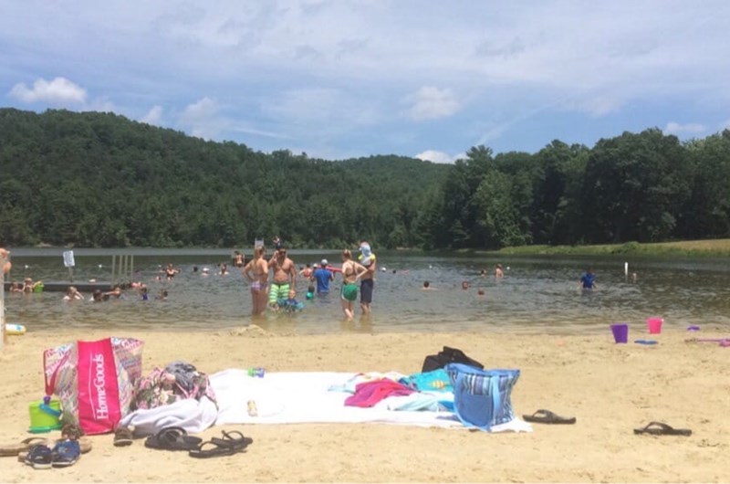 Can You Swim In Lake Arrowhead Right Now Lake Arrowhead Beach Opens Event At The Luray Koa Campground In Virginia