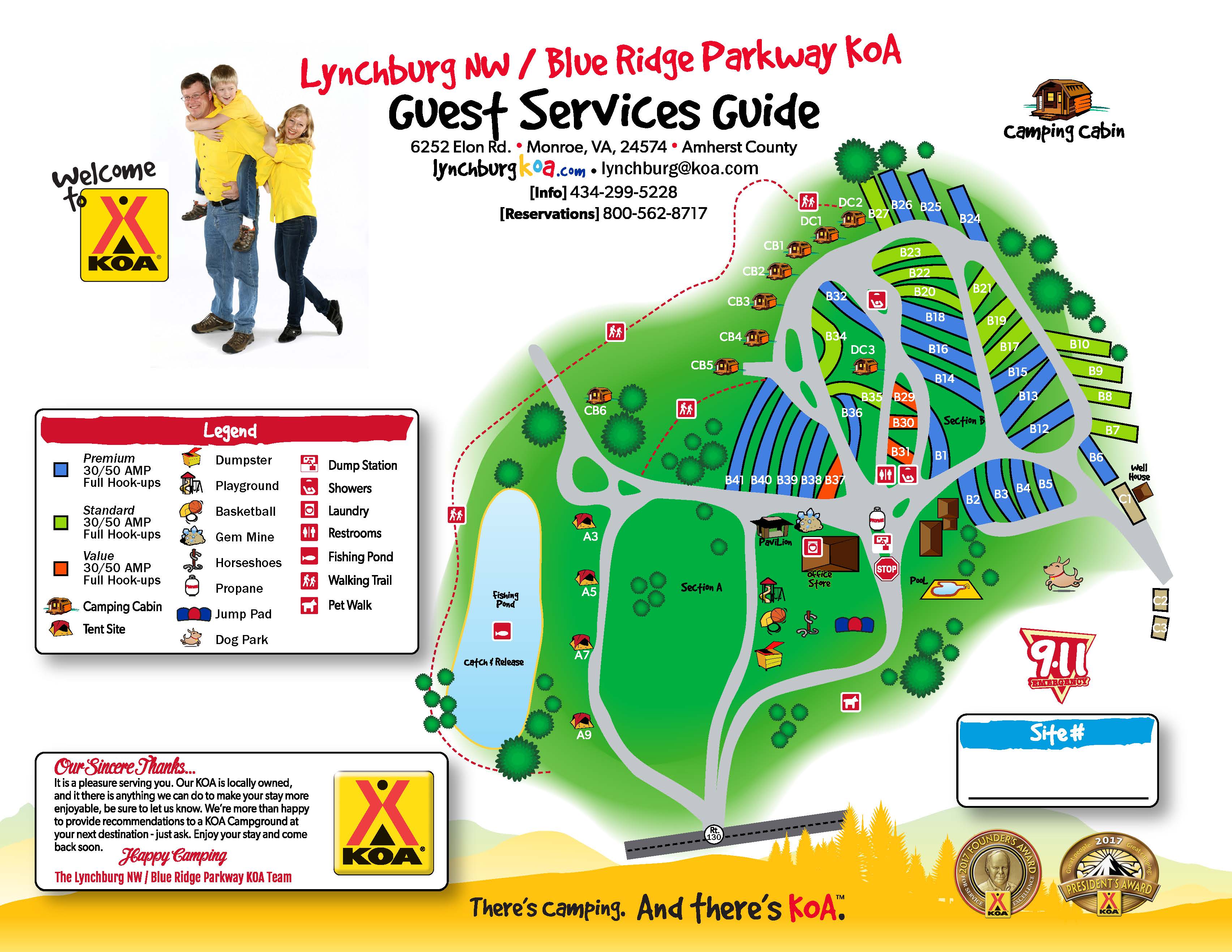 Monroe, Virginia Campground Lynchburg / Blue Ridge Parkway KOA