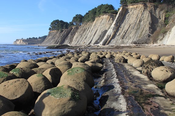 Bowling Ball Beach and Schooner Gulch Beach