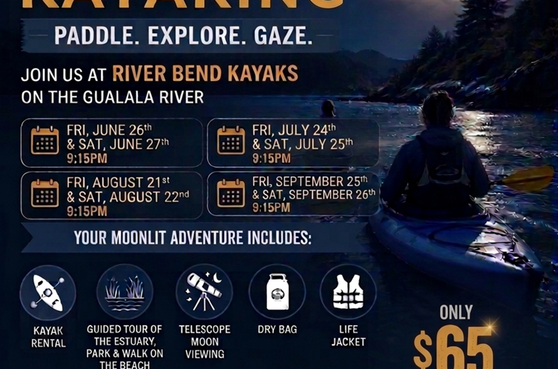 Moonlight Kayaking Event Photo
