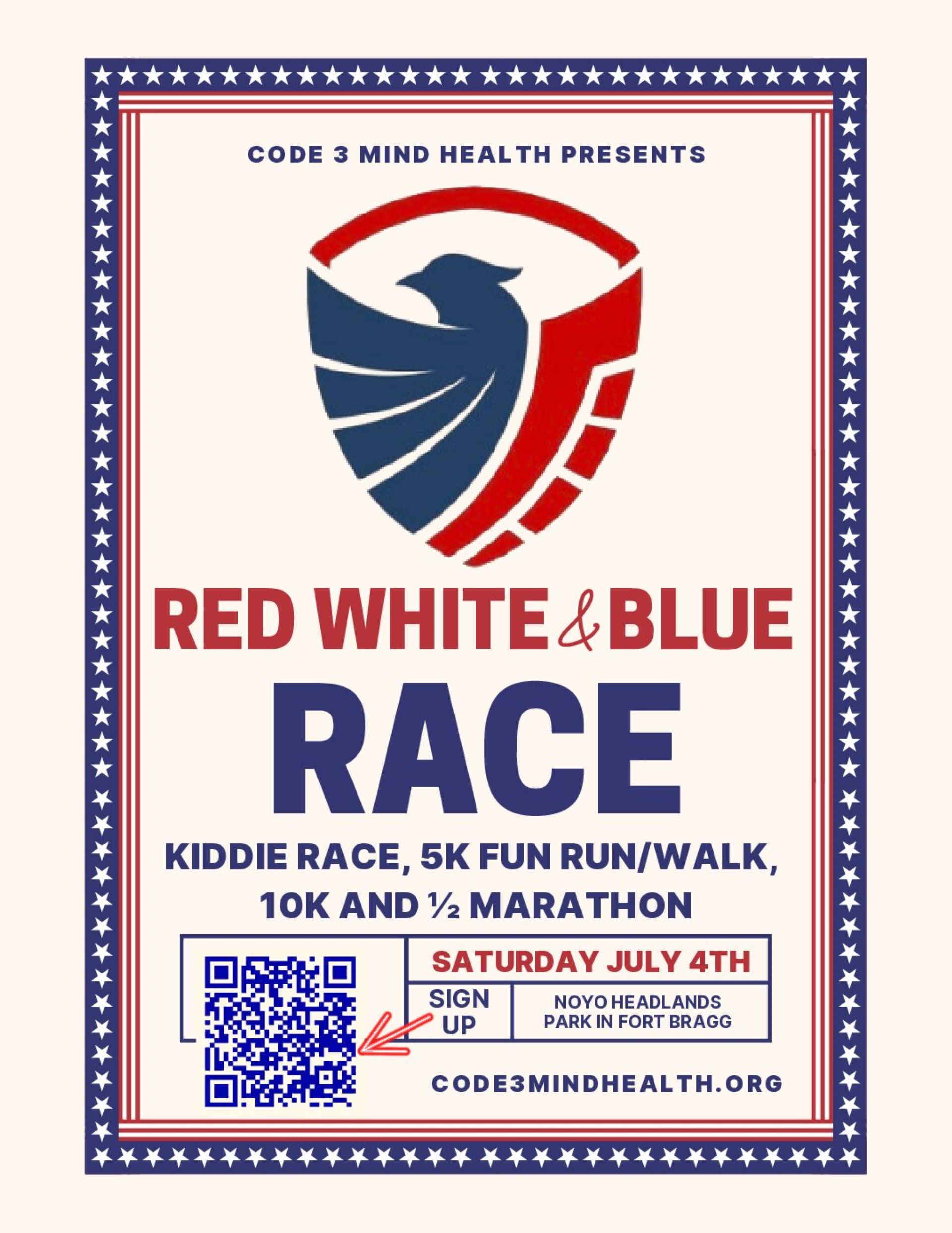Red, White and Blue Race Photo