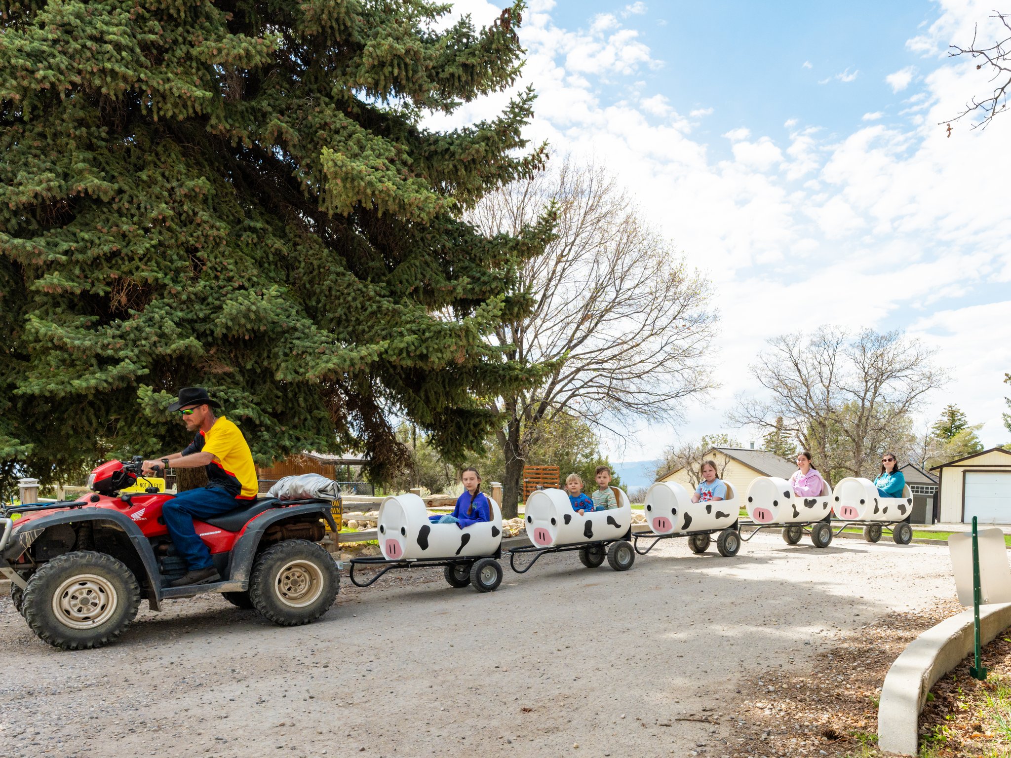 Weekend Barrel Train Rides Photo