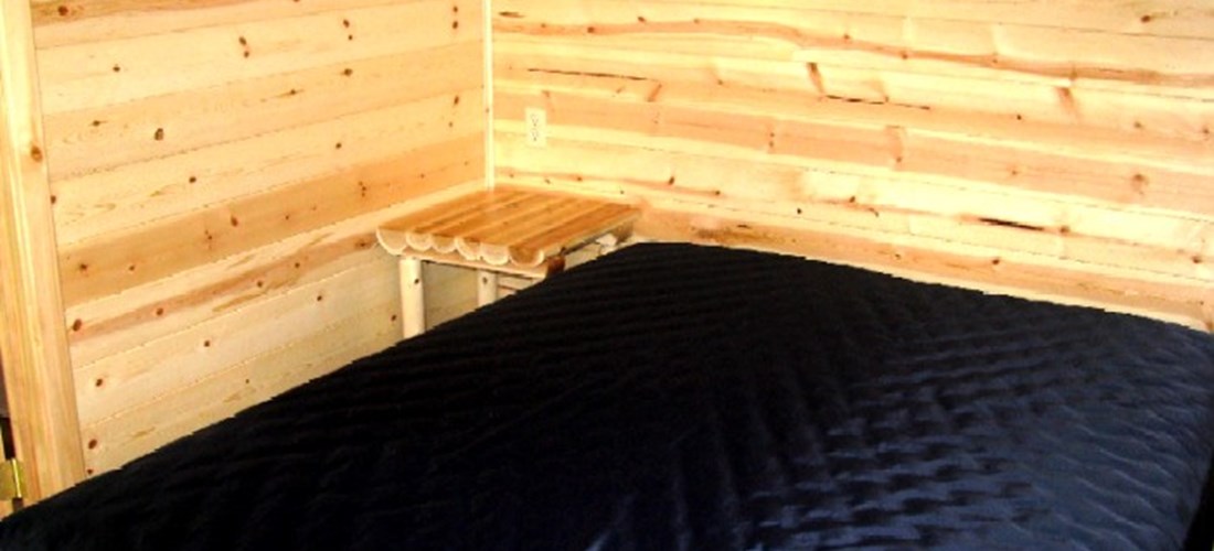 Cabins 1 & 2 Inside Master Bedroom