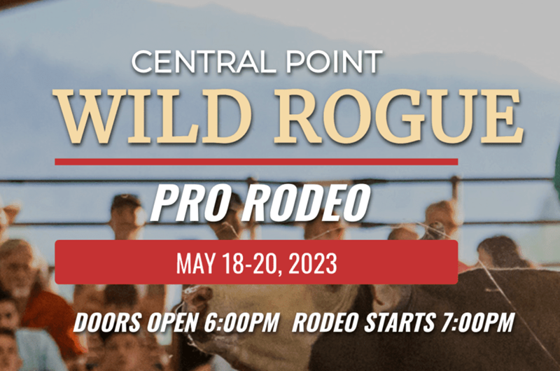 Central Point Wild Rogue Pro Rodeo Event at the Medford / Gold Hill
