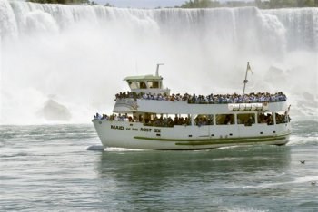 Maid of the Mist, Niagara Falls, New York (40 miles from our KOA)