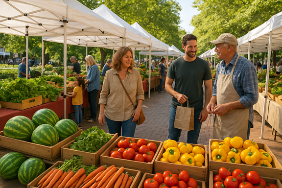 Farmers Markets (starting 3 miles from our KOA)