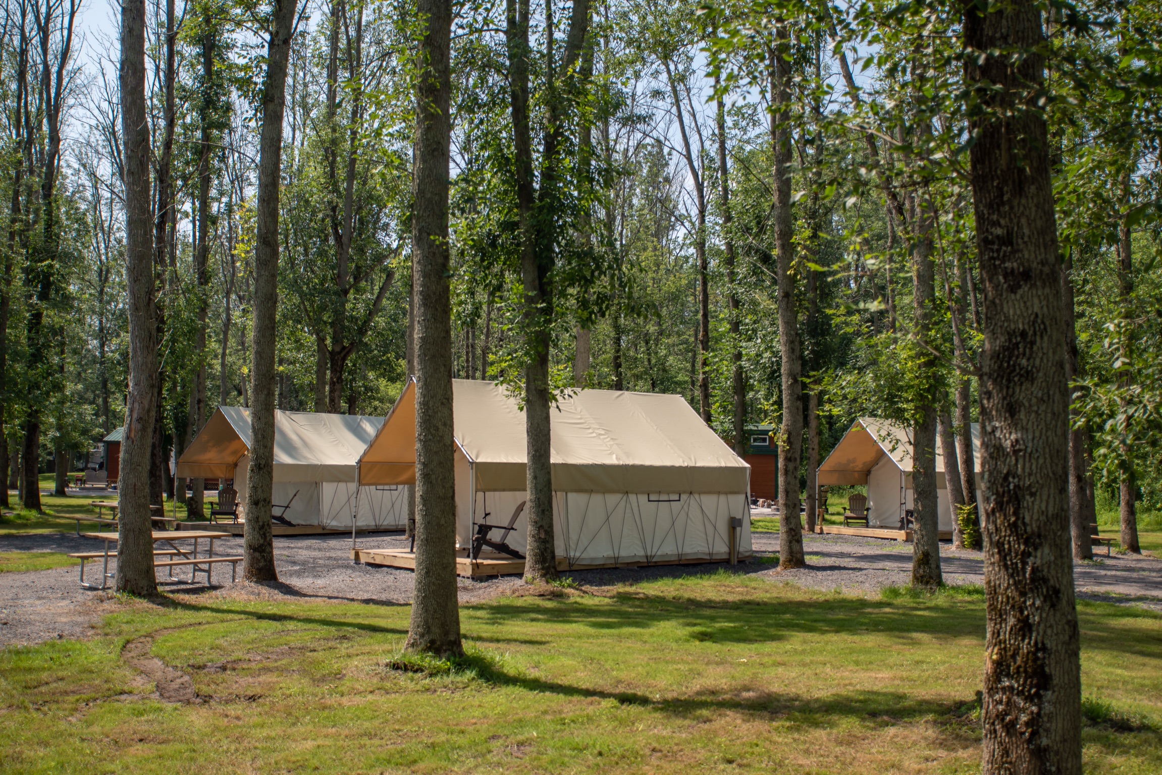 Medina, New York Lodging Medina / Wildwood Lake KOA Holiday