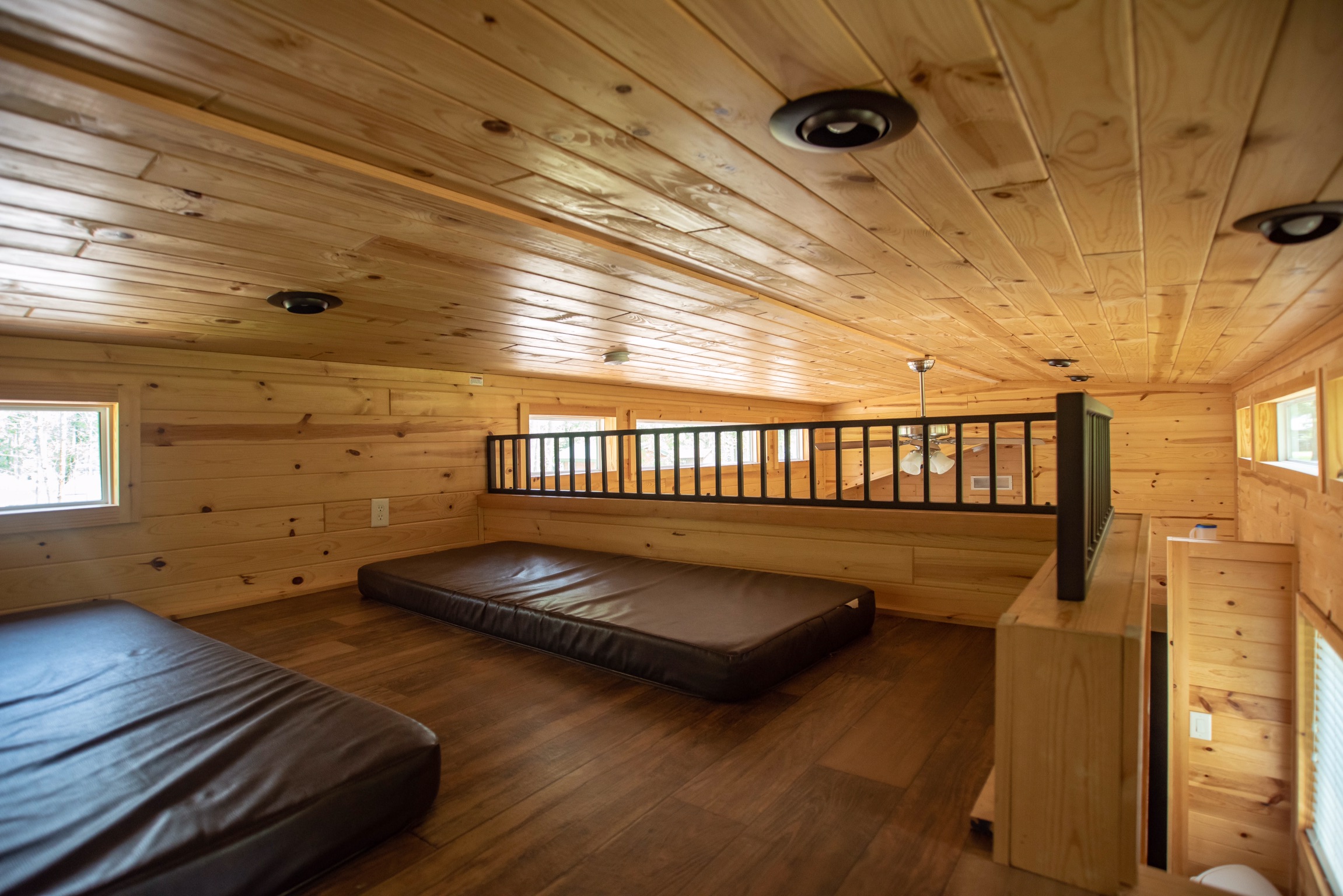 8 Person Deluxe Lodge loft space.