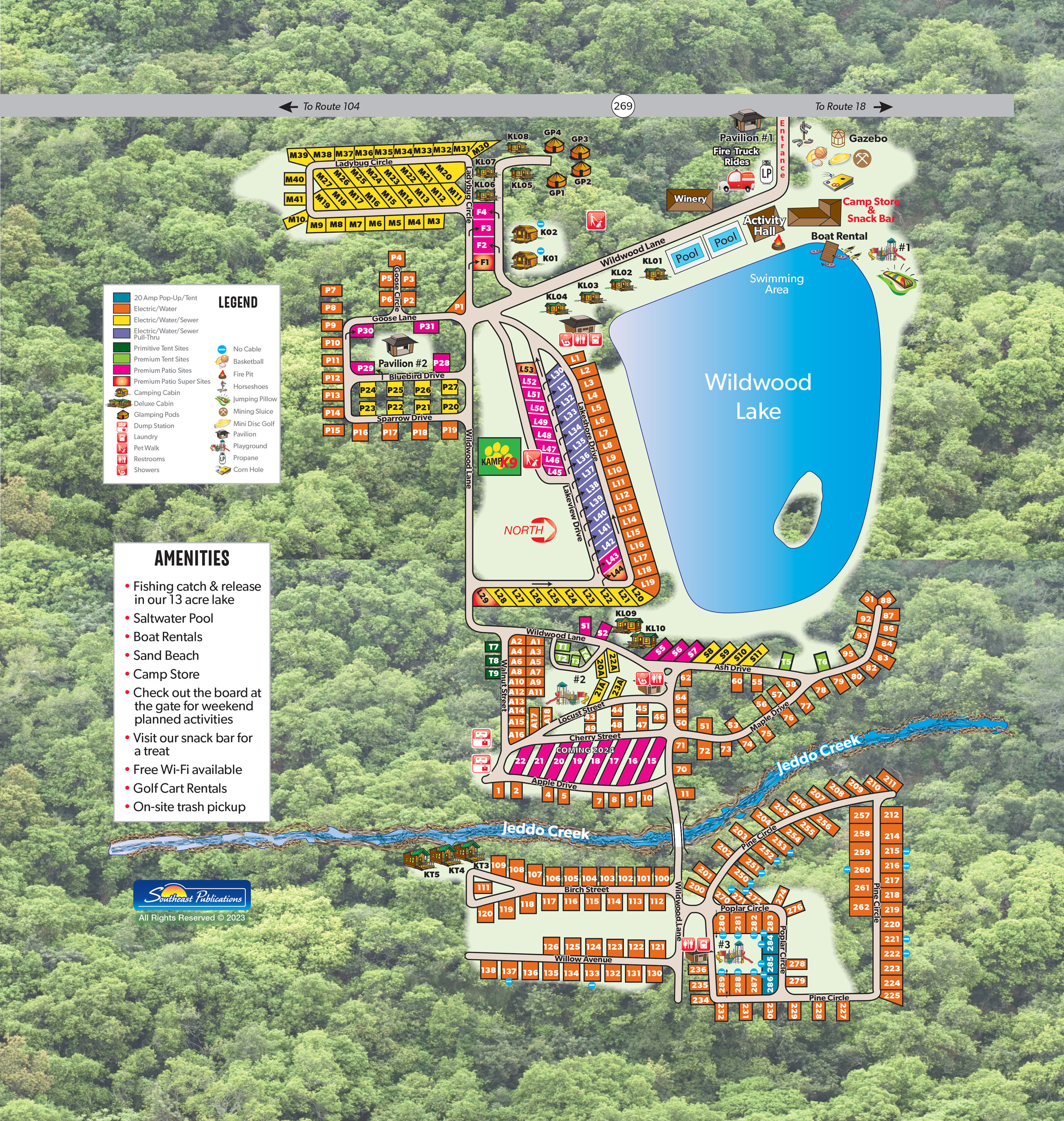 Campground Site Map