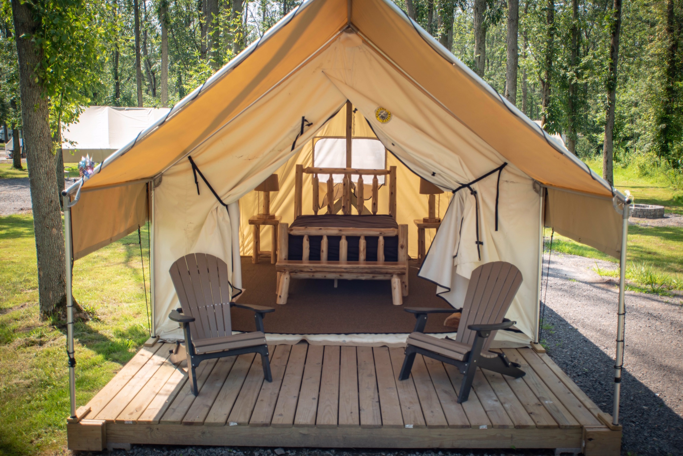 Medina, New York Lodging Medina / Wildwood Lake KOA Holiday