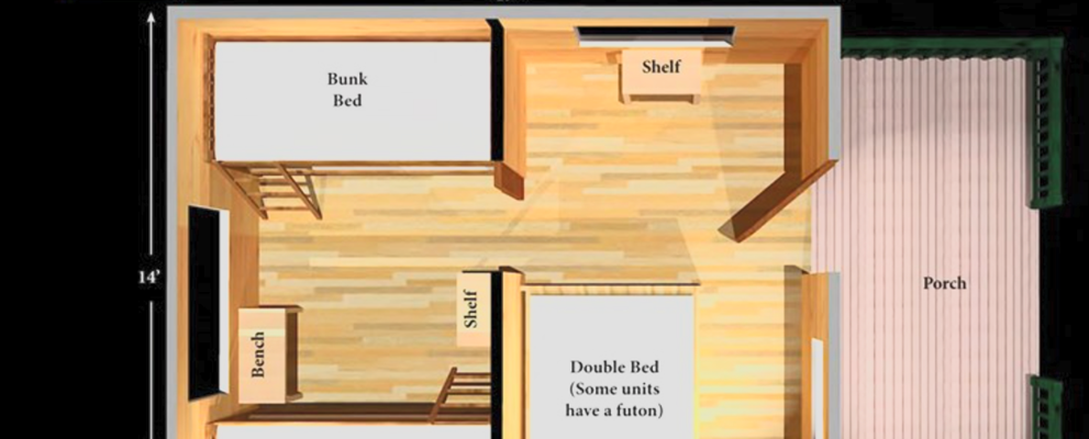 Sample 2 Room Floor Plan
