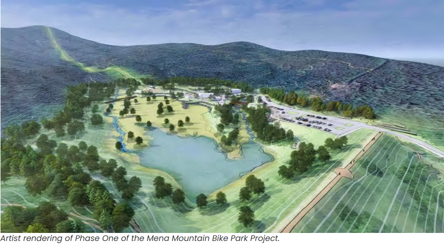 Construction Begins on Mena Mountain Bike Park Project