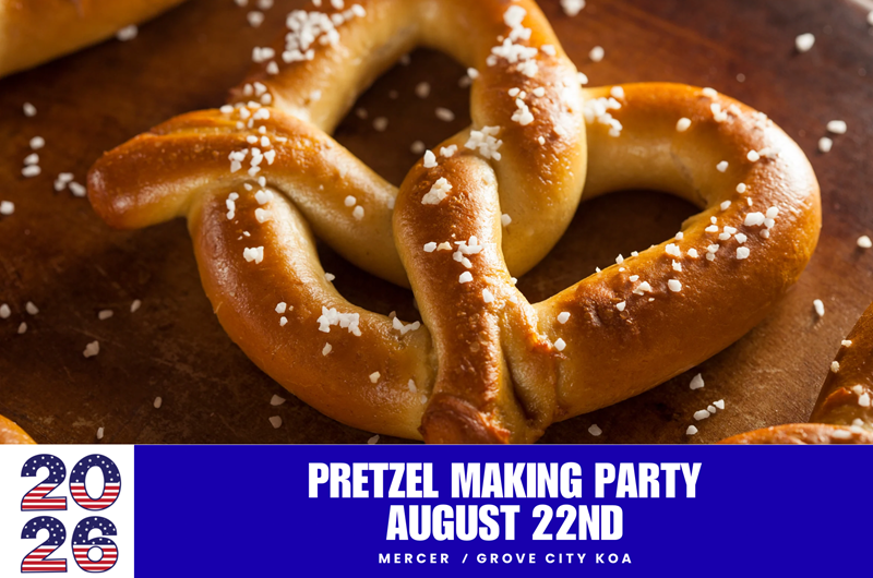 Pretzel Making Party Photo