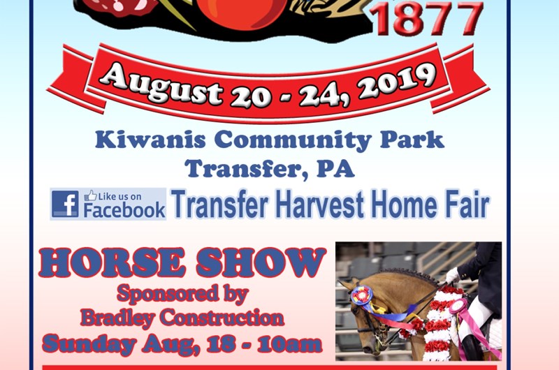 Transfer Harvest Home fair Event at the Mercer / Grove City KOA