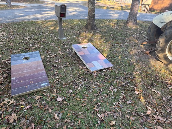 New Cornhole Boards Have Landed at Meridian East KOA!