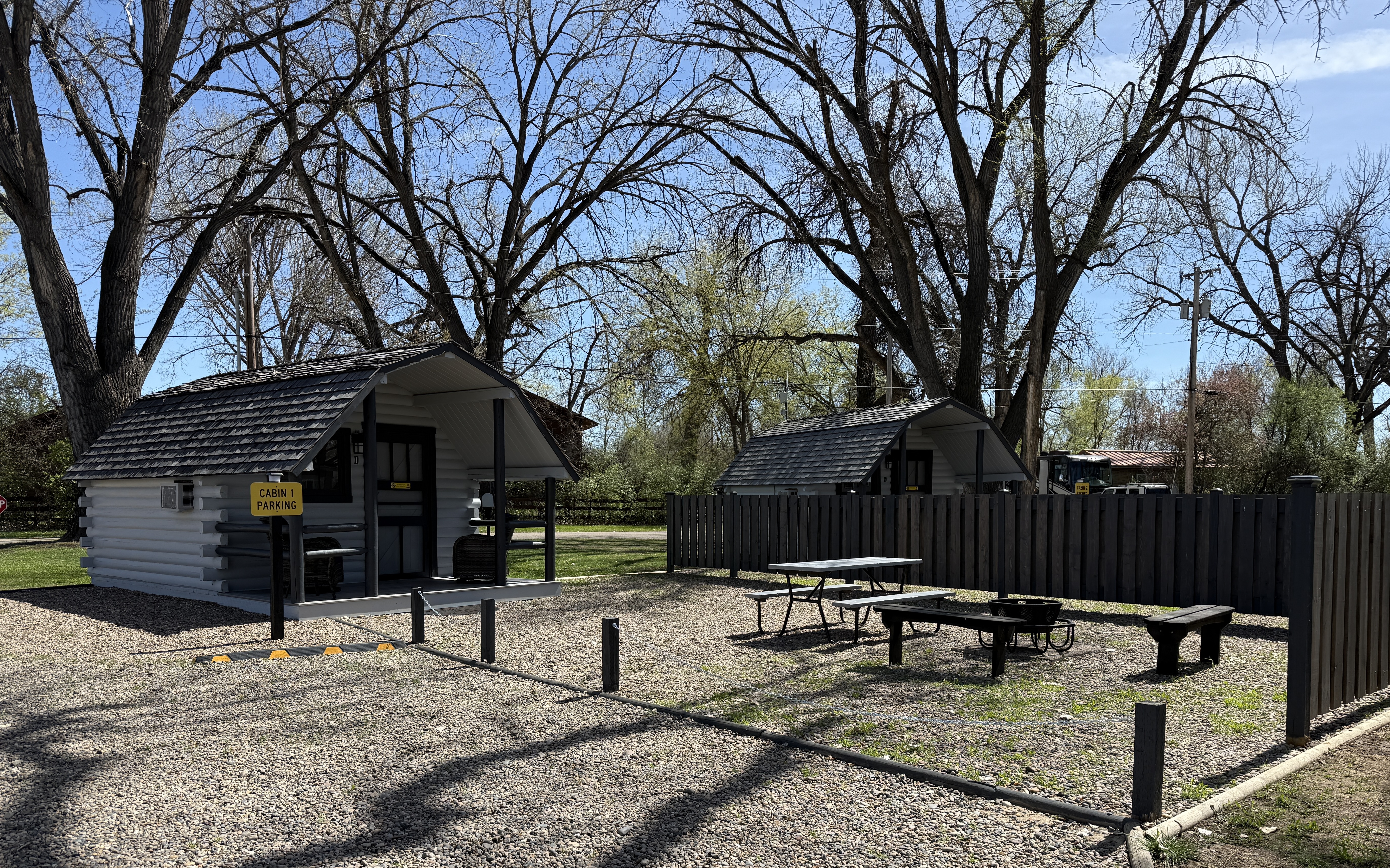 Cabin 1 outside