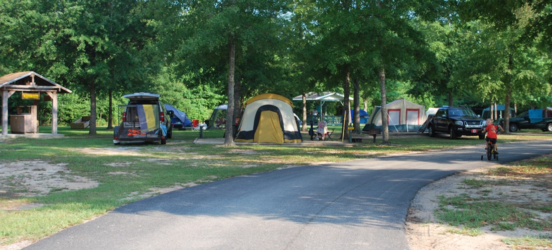 Tent Sites - W/Water & Electric