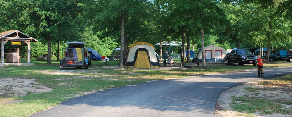 Tent Sites - W/Water & Electric