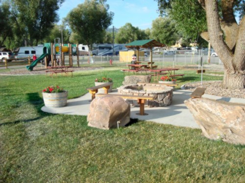 Playgrounds & Group Fire Pit Area