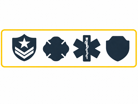 Military, Police, Fire & First Responder Discount Photo